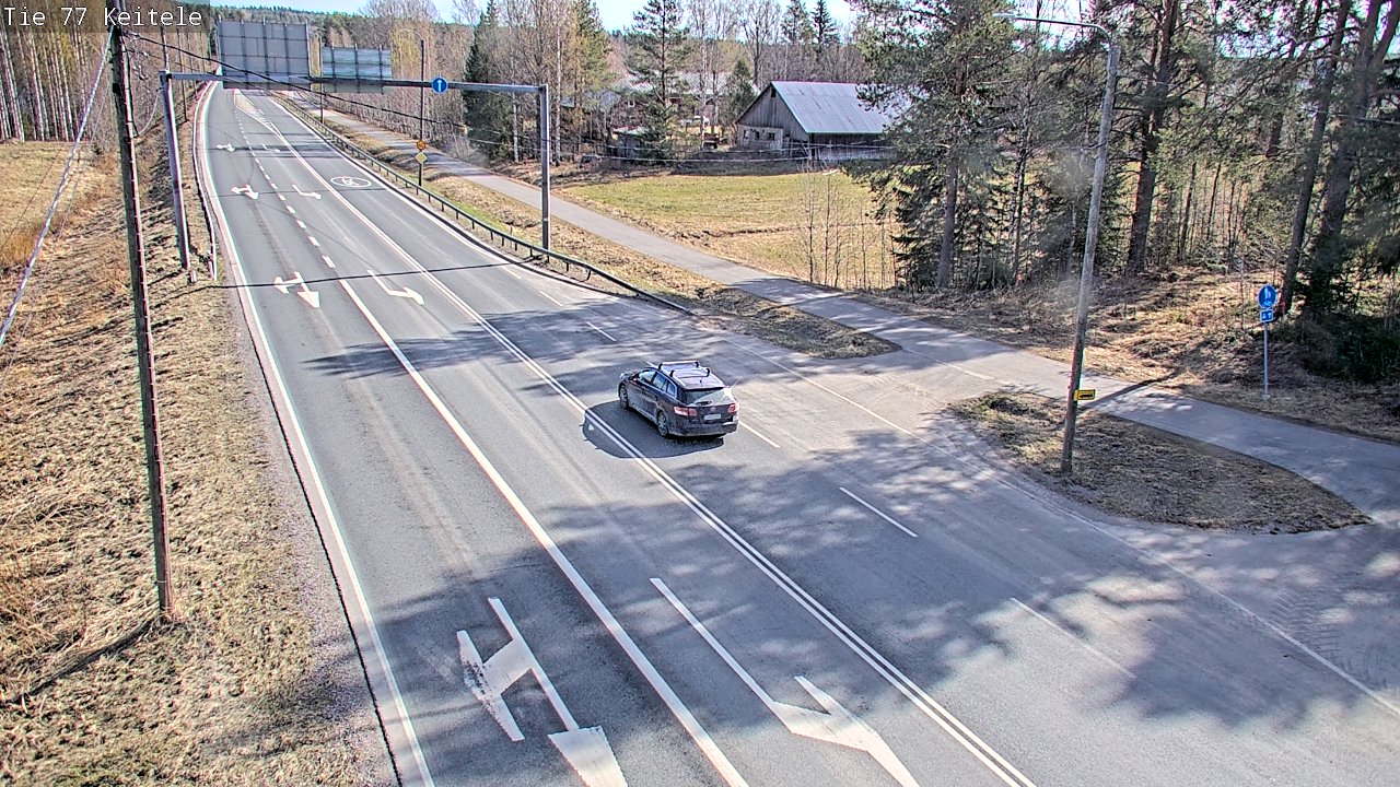 Weather Camera Image Road 77 Keitele, Keitele, Pohjois-Savo