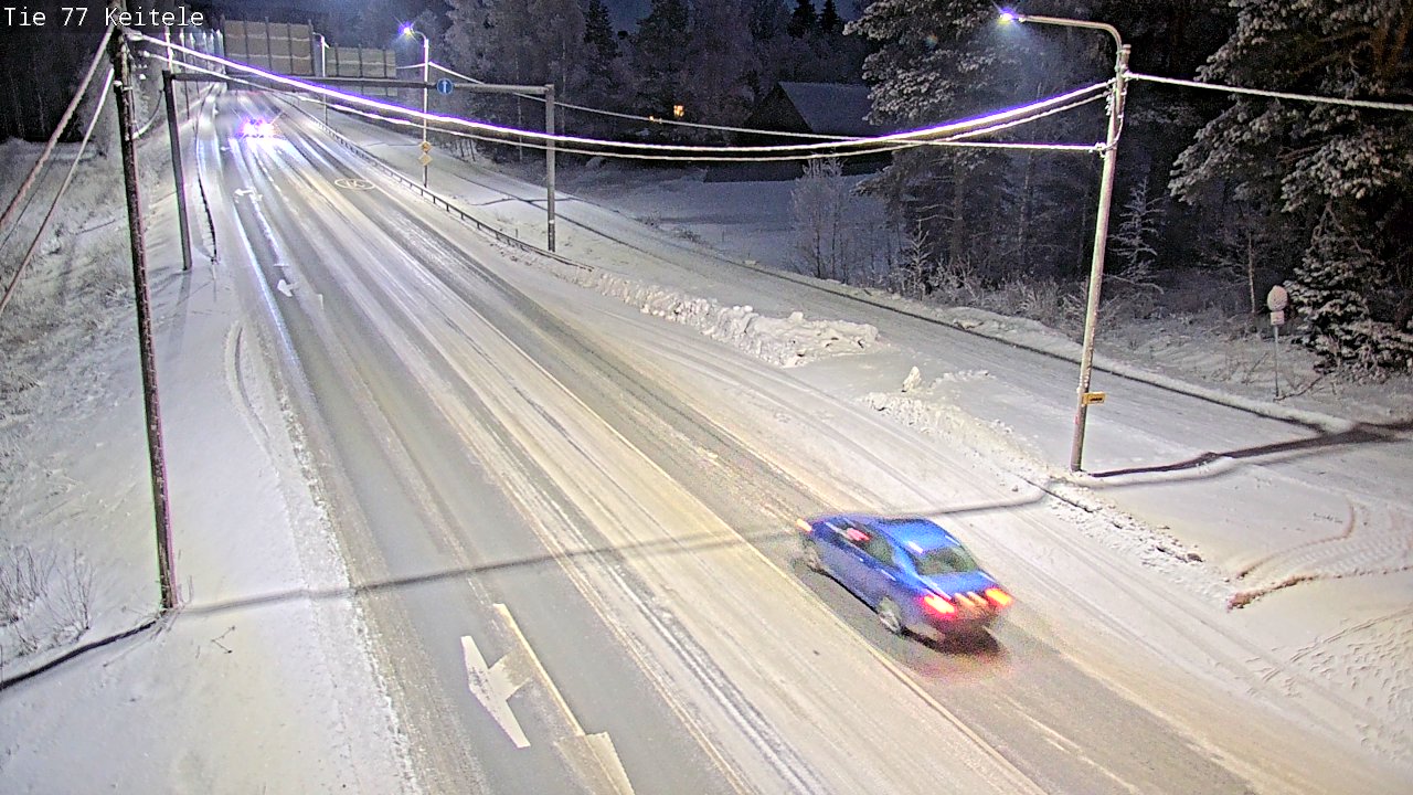 Weather Camera Image Väg 77 Keitele, Keitele, Pohjois-Savo