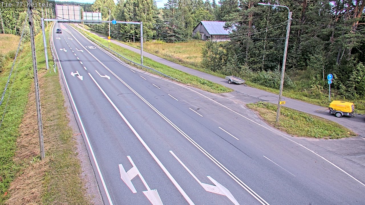 Weather Camera Image Road 77 Keitele, Keitele, Pohjois-Savo