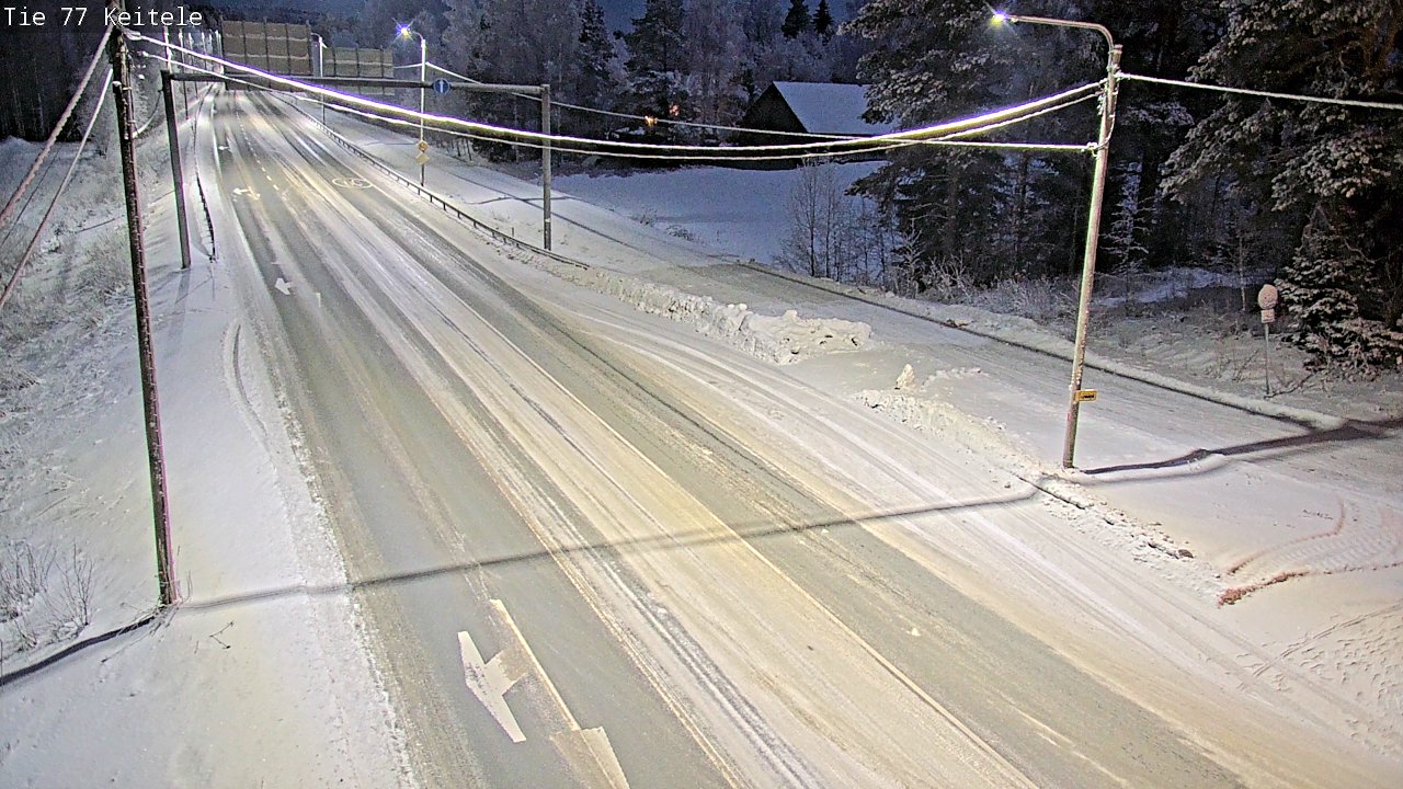 Weather Camera Image Väg 77 Keitele, Keitele, Pohjois-Savo