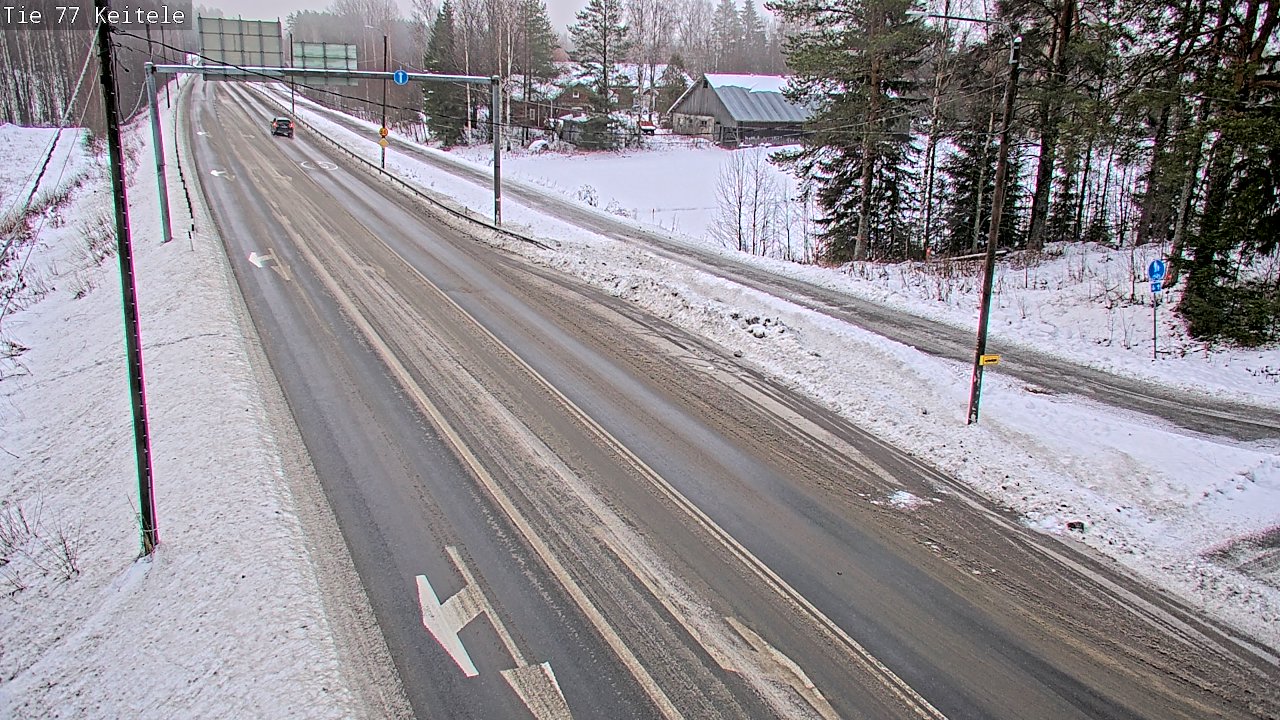 Weather Camera Image Väg 77 Keitele, Keitele, Pohjois-Savo