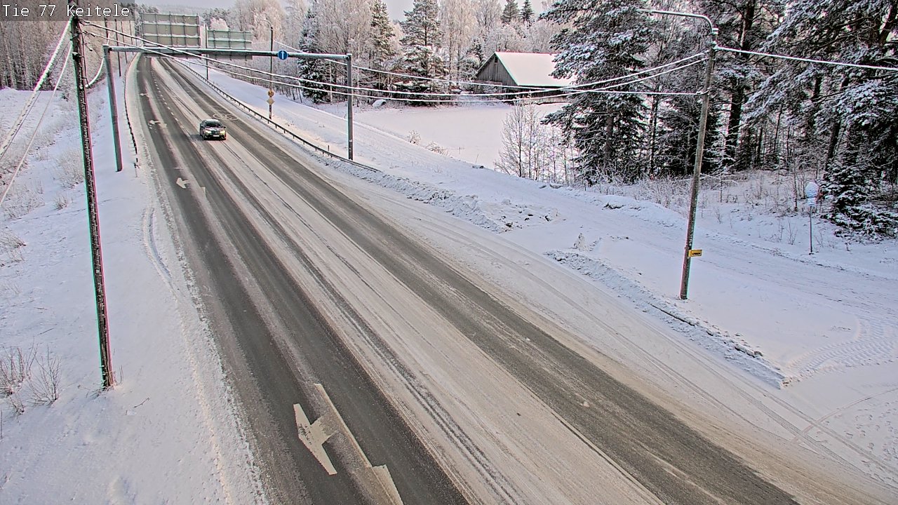 Weather Camera Image Väg 77 Keitele, Keitele, Pohjois-Savo