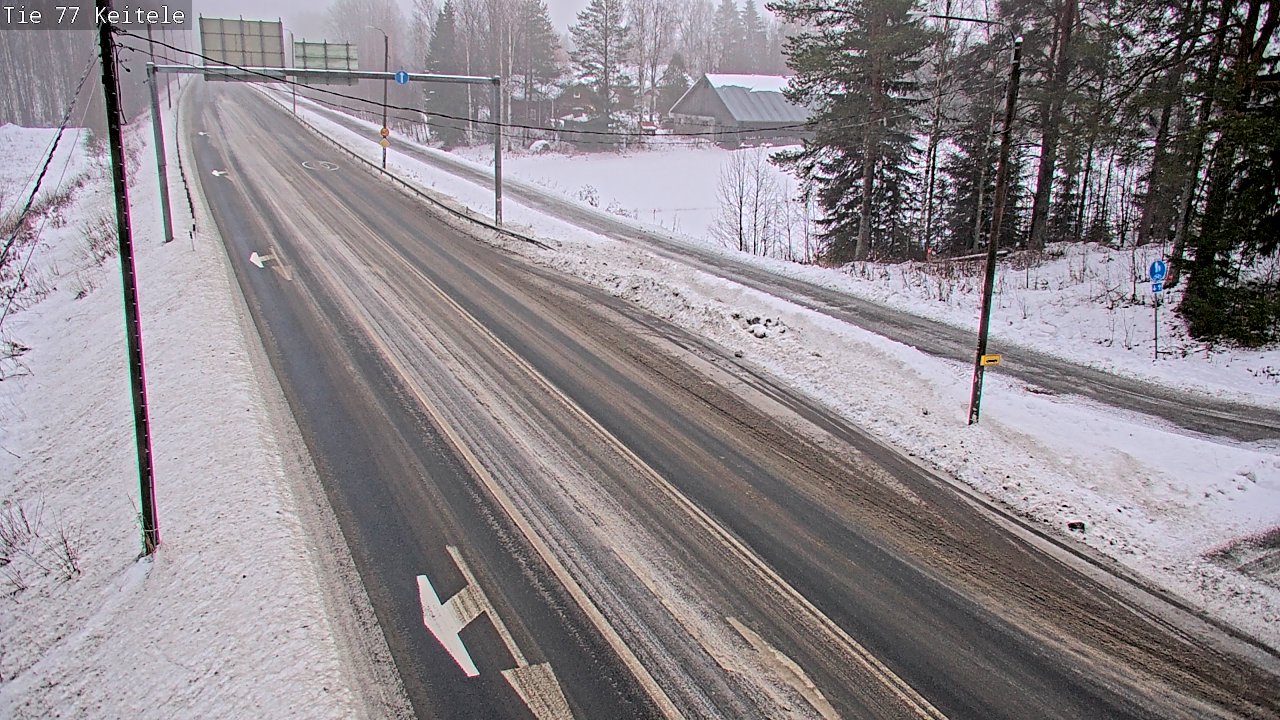 Weather Camera Image Väg 77 Keitele, Keitele, Pohjois-Savo