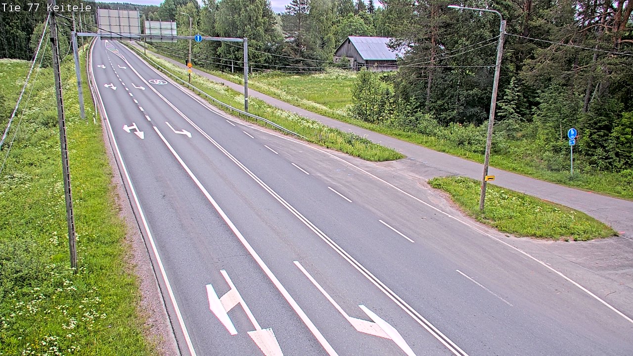 Kelikamerat Kuva Tie 77 Keitele, Keitele, Pohjois-Savo