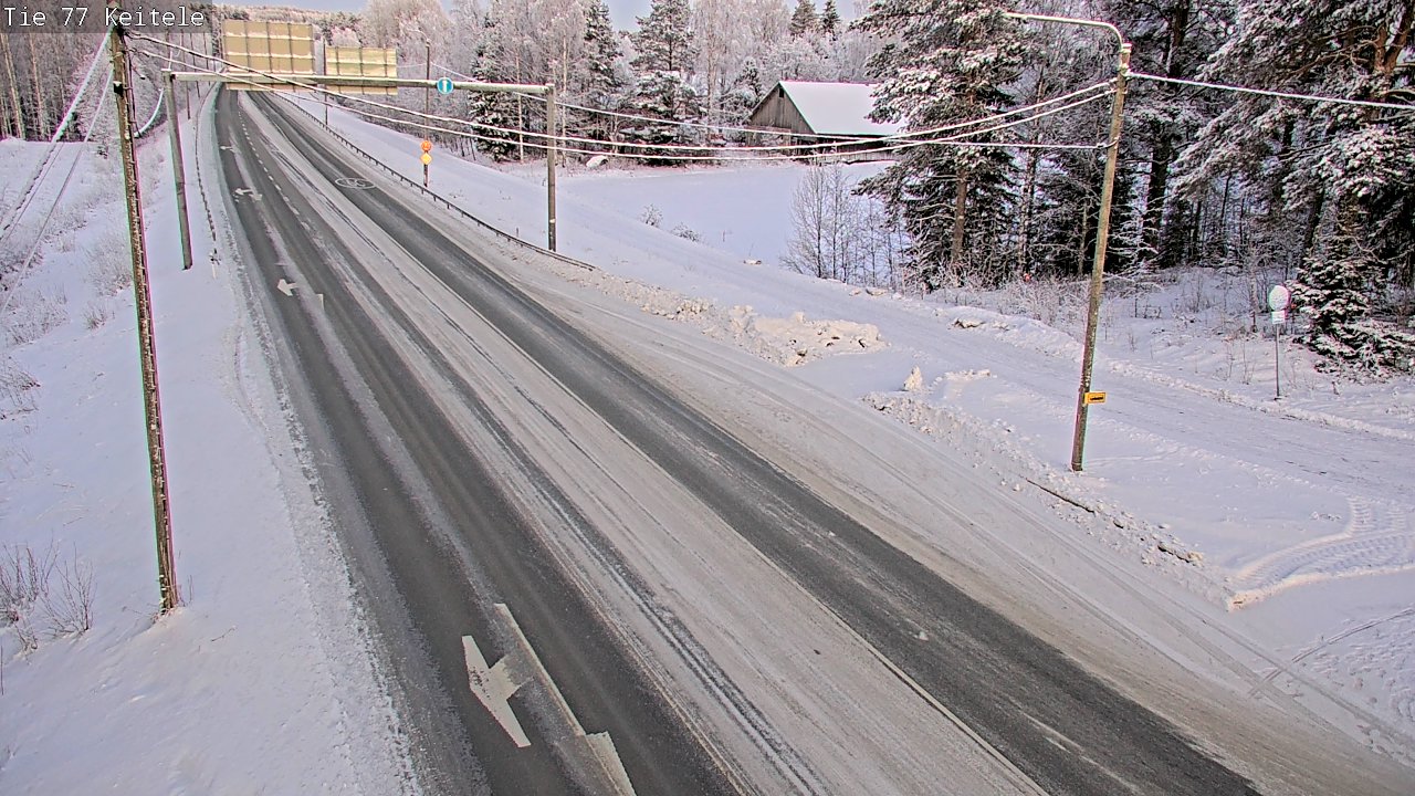Weather Camera Image Väg 77 Keitele, Keitele, Pohjois-Savo