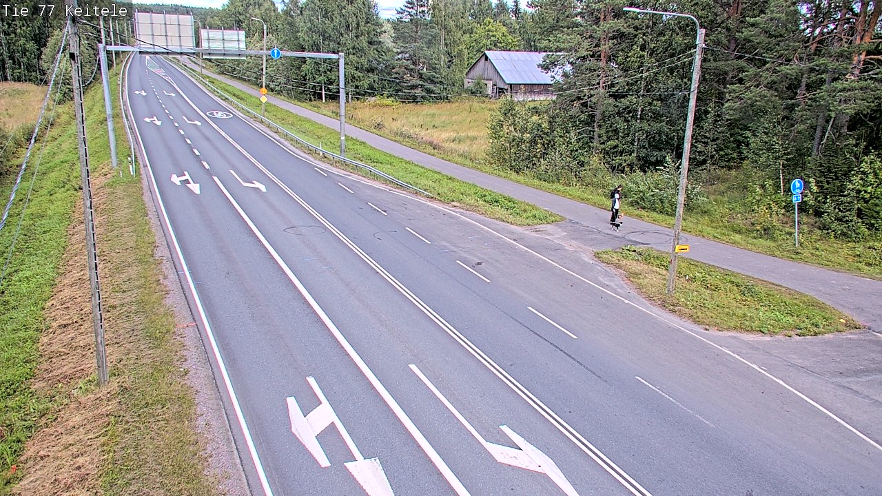 Weather Camera Image Road 77 Keitele, Keitele, Pohjois-Savo