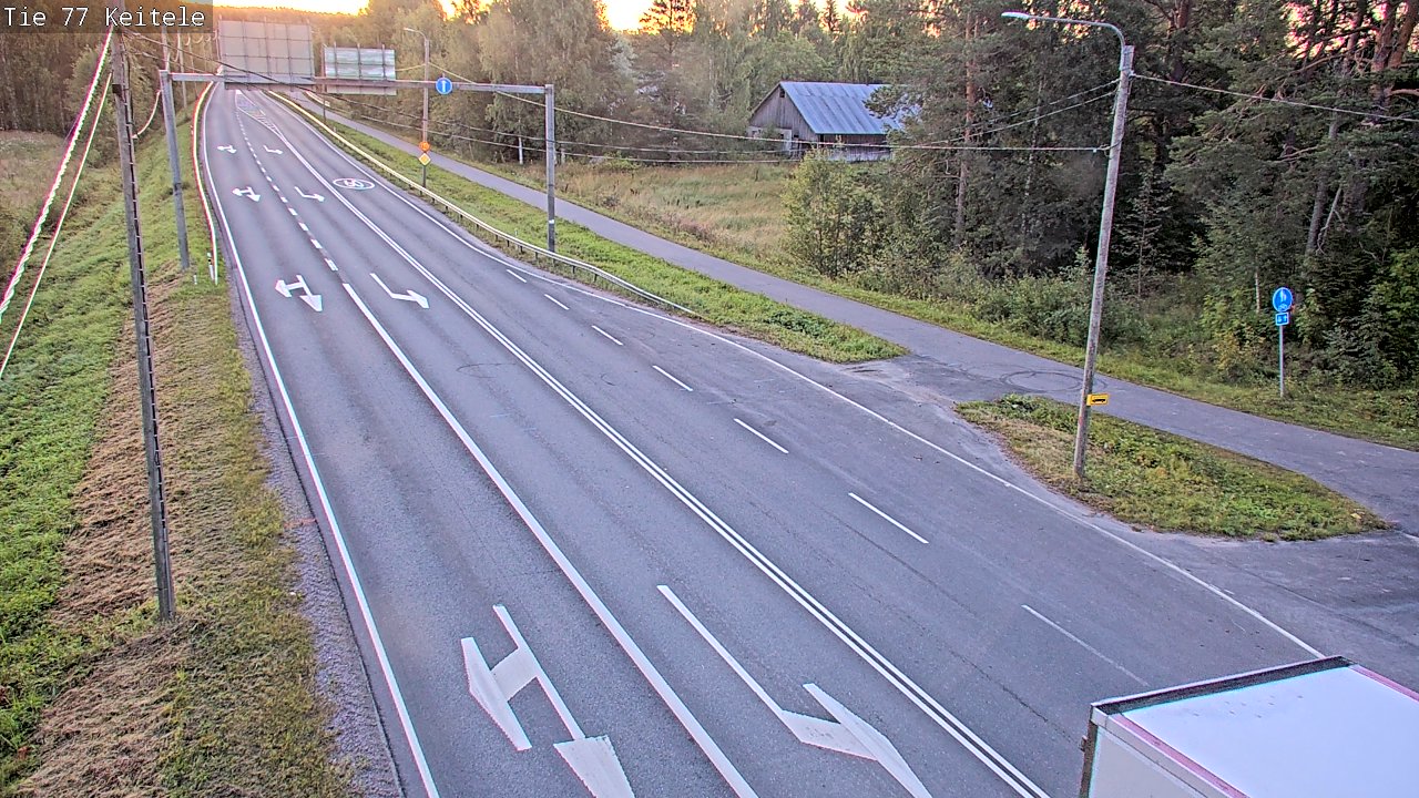 Weather Camera Image Road 77 Keitele, Keitele, Pohjois-Savo