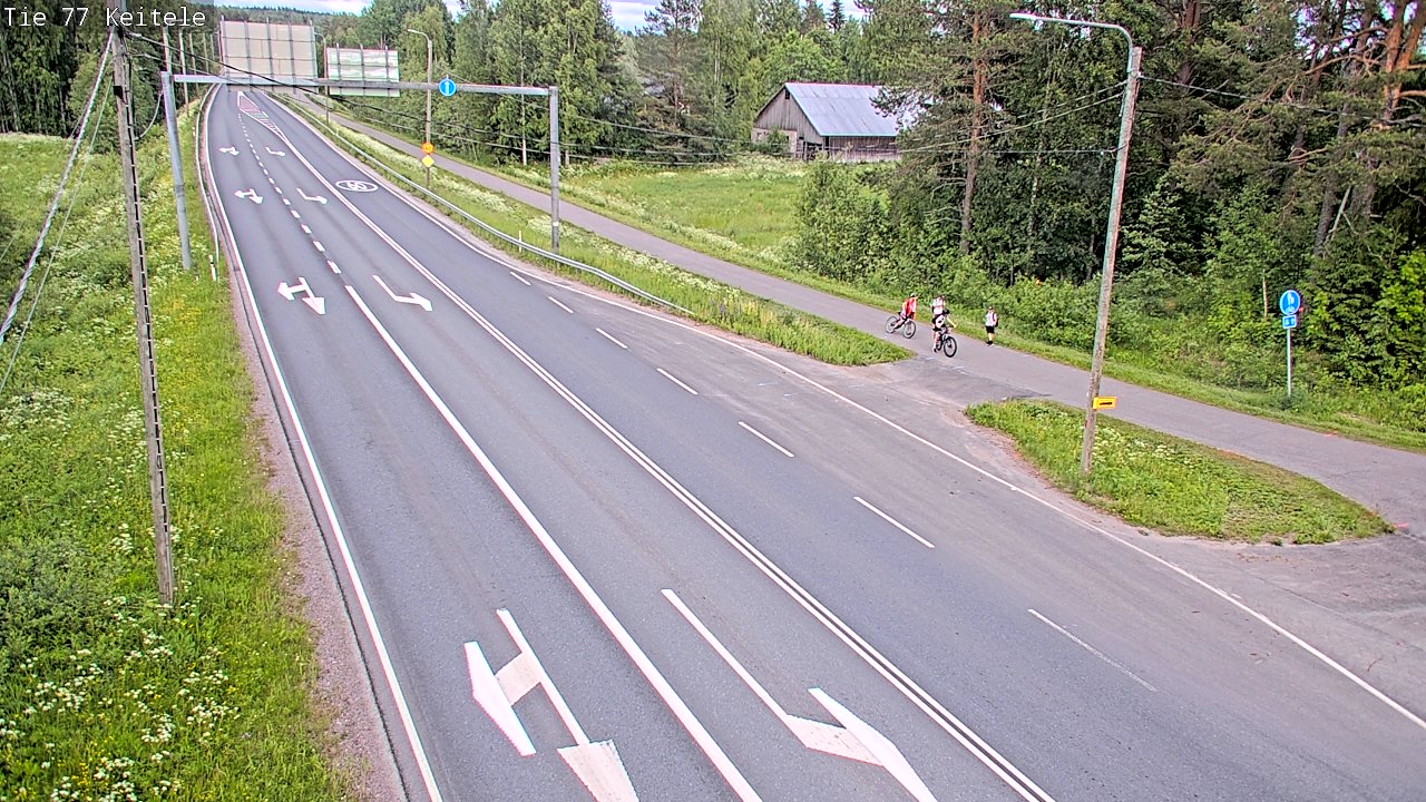 Kelikamerat Kuva Tie 77 Keitele, Keitele, Pohjois-Savo