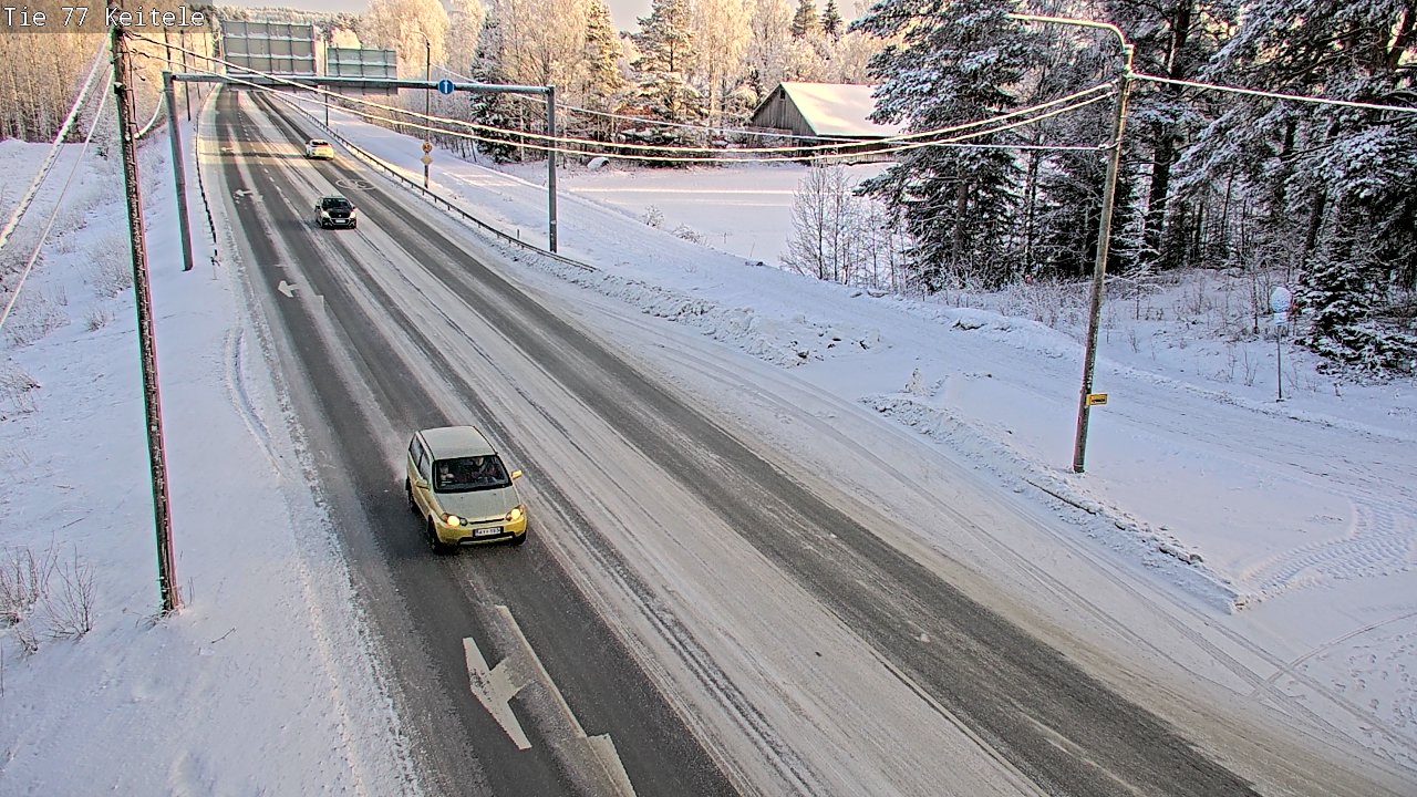 Weather Camera Image Väg 77 Keitele, Keitele, Pohjois-Savo