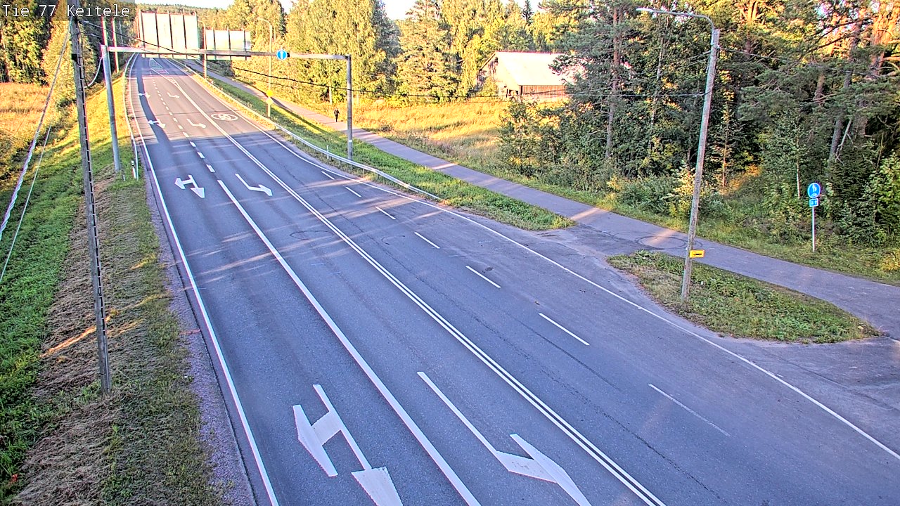 Weather Camera Image Road 77 Keitele, Keitele, Pohjois-Savo