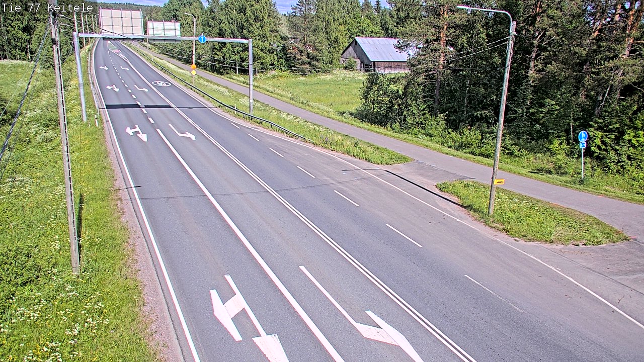 Kelikamerat Kuva Tie 77 Keitele, Keitele, Pohjois-Savo