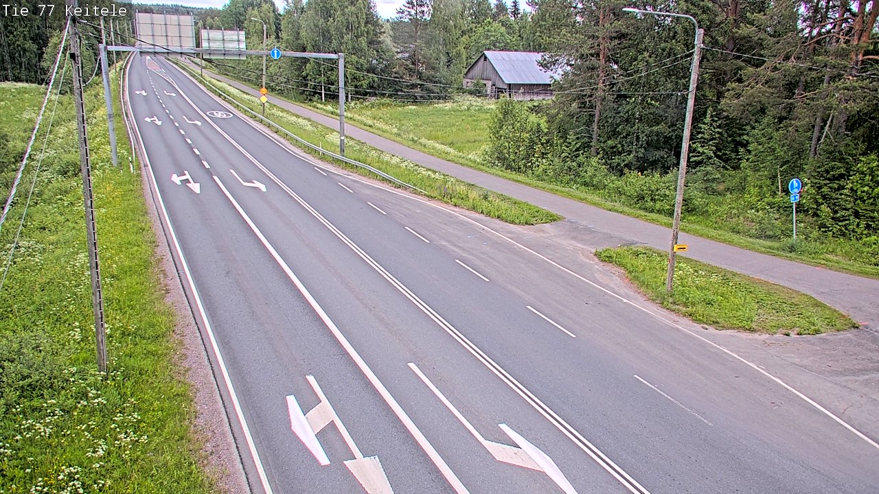 Kelikamerat Kuva Tie 77 Keitele, Keitele, Pohjois-Savo