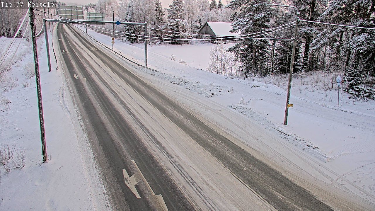 Weather Camera Image Väg 77 Keitele, Keitele, Pohjois-Savo