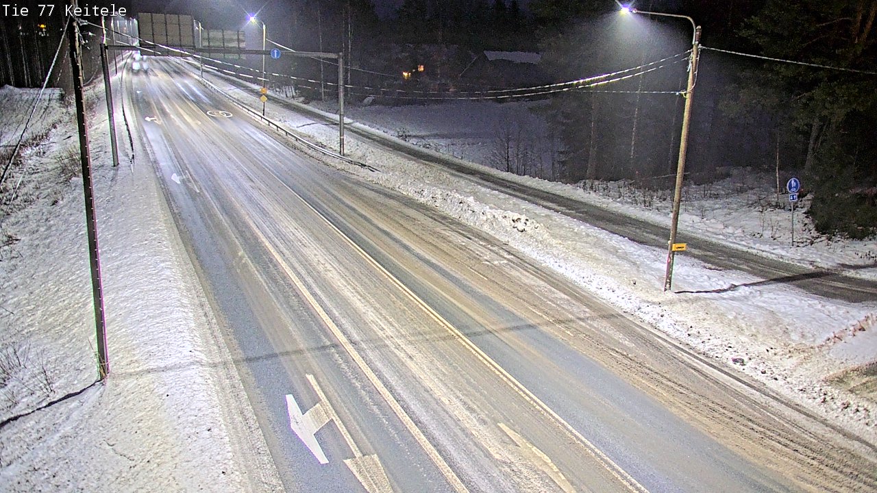 Weather Camera Image Väg 77 Keitele, Keitele, Pohjois-Savo