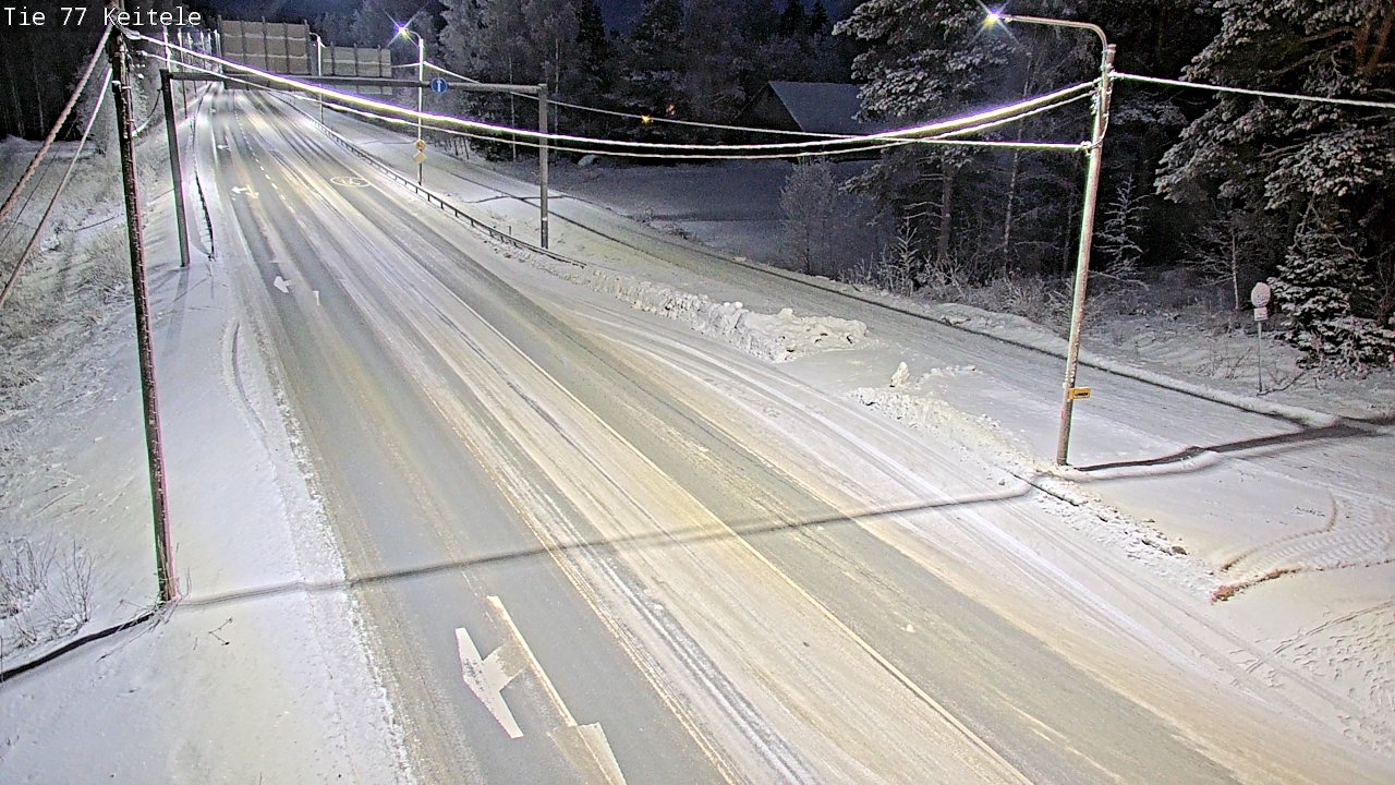 Weather Camera Image Road 77 Keitele, Keitele, Pohjois-Savo