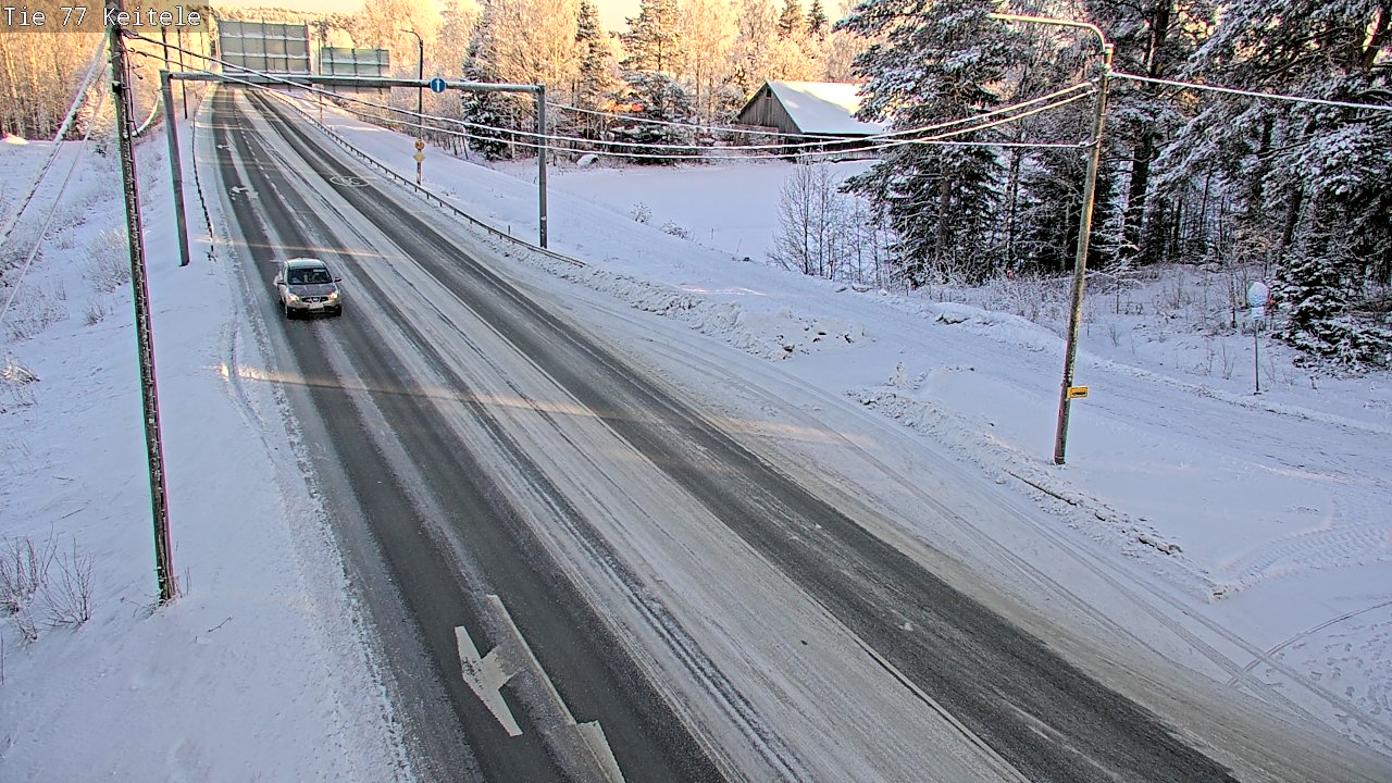 Weather Camera Image Väg 77 Keitele, Keitele, Pohjois-Savo