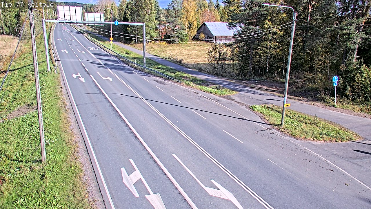 Weather Camera Image Road 77 Keitele, Keitele, Pohjois-Savo