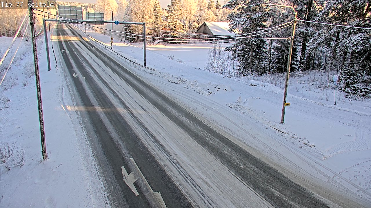 Weather Camera Image Väg 77 Keitele, Keitele, Pohjois-Savo