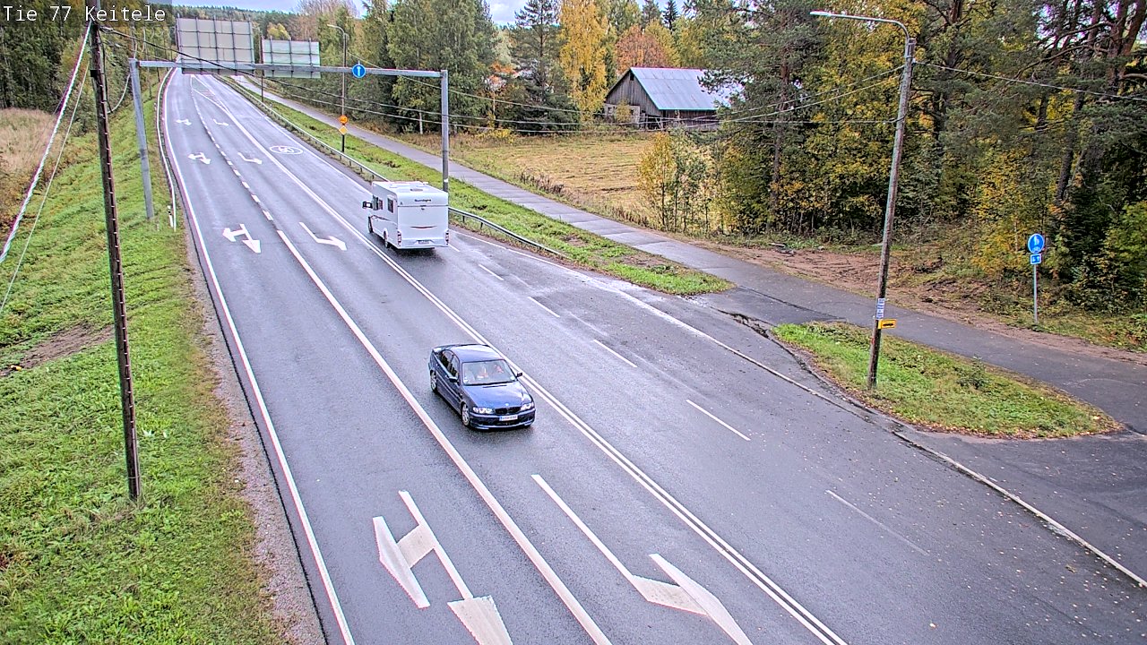 Weather Camera Image Road 77 Keitele, Keitele, Pohjois-Savo