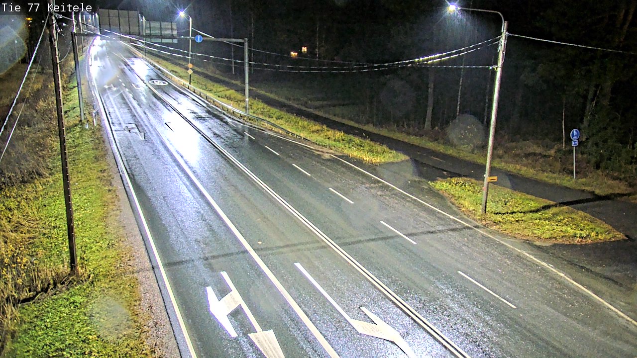 Weather Camera Image Väg 77 Keitele, Keitele, Pohjois-Savo