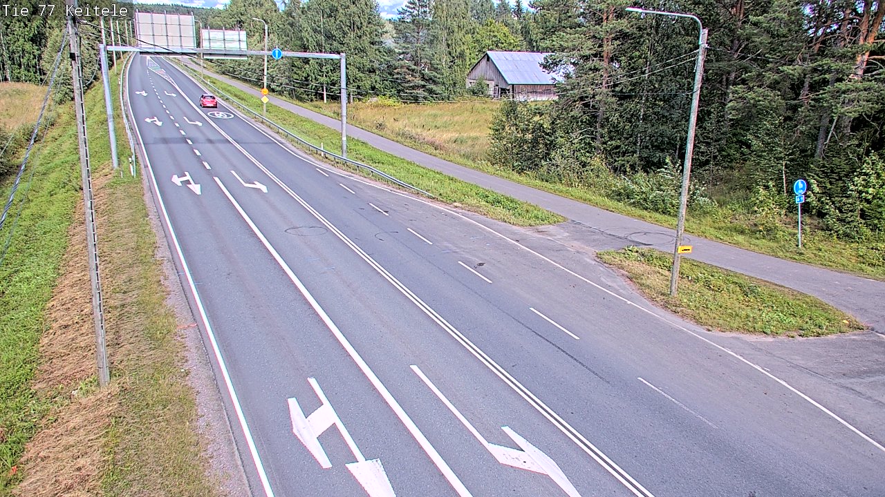 Weather Camera Image Road 77 Keitele, Keitele, Pohjois-Savo