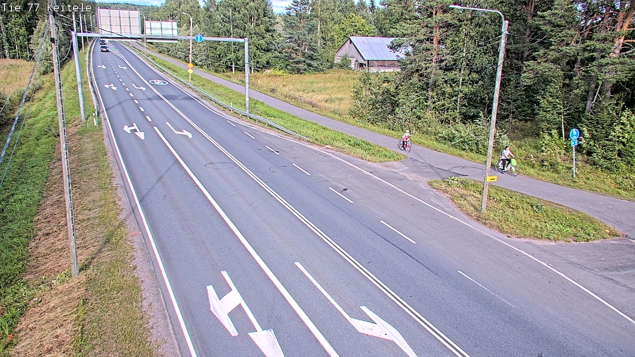 Weather Camera Image Road 77 Keitele, Keitele, Pohjois-Savo