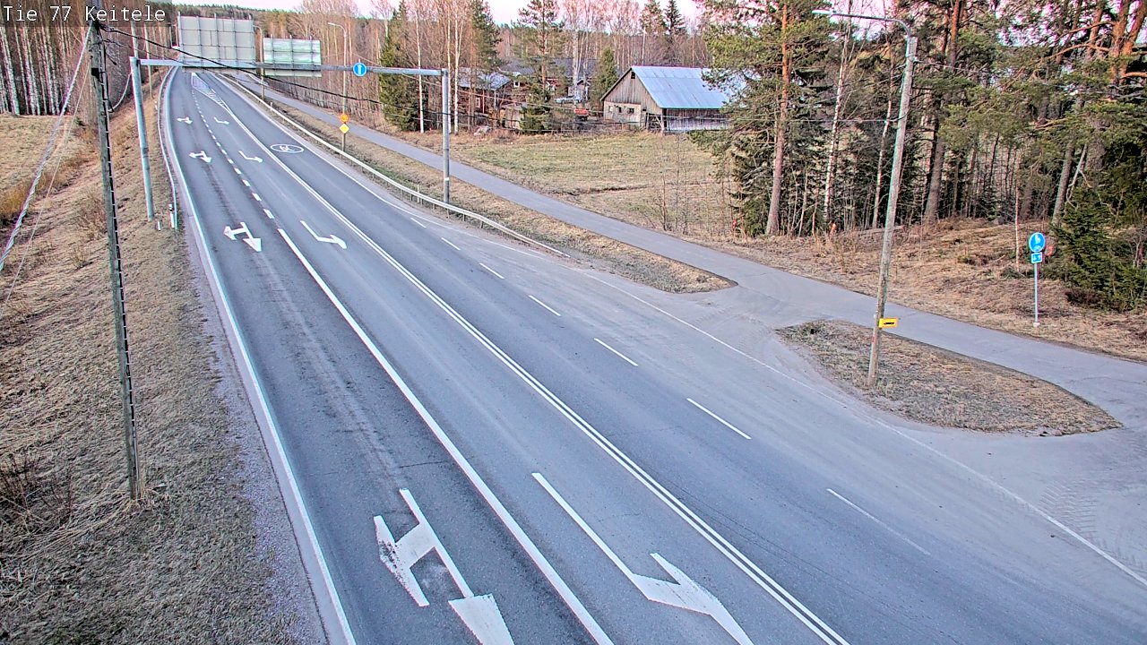 Weather Camera Image Väg 77 Keitele, Keitele, Pohjois-Savo
