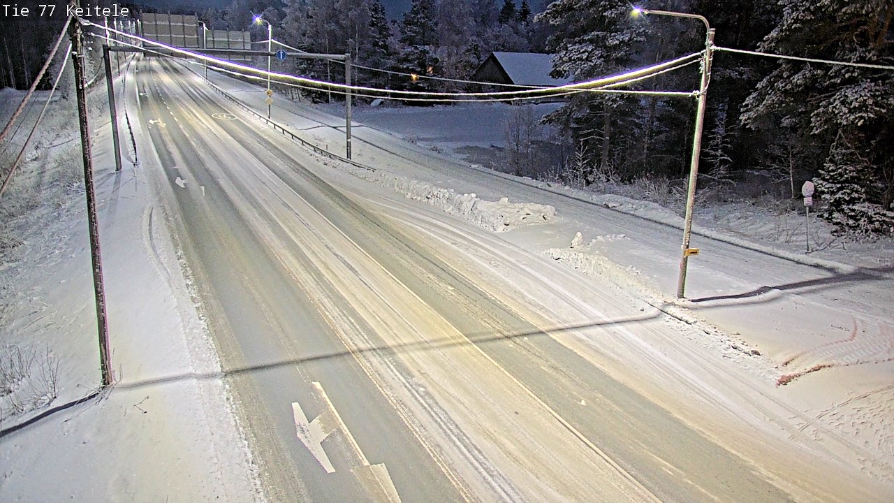 Weather Camera Image Väg 77 Keitele, Keitele, Pohjois-Savo