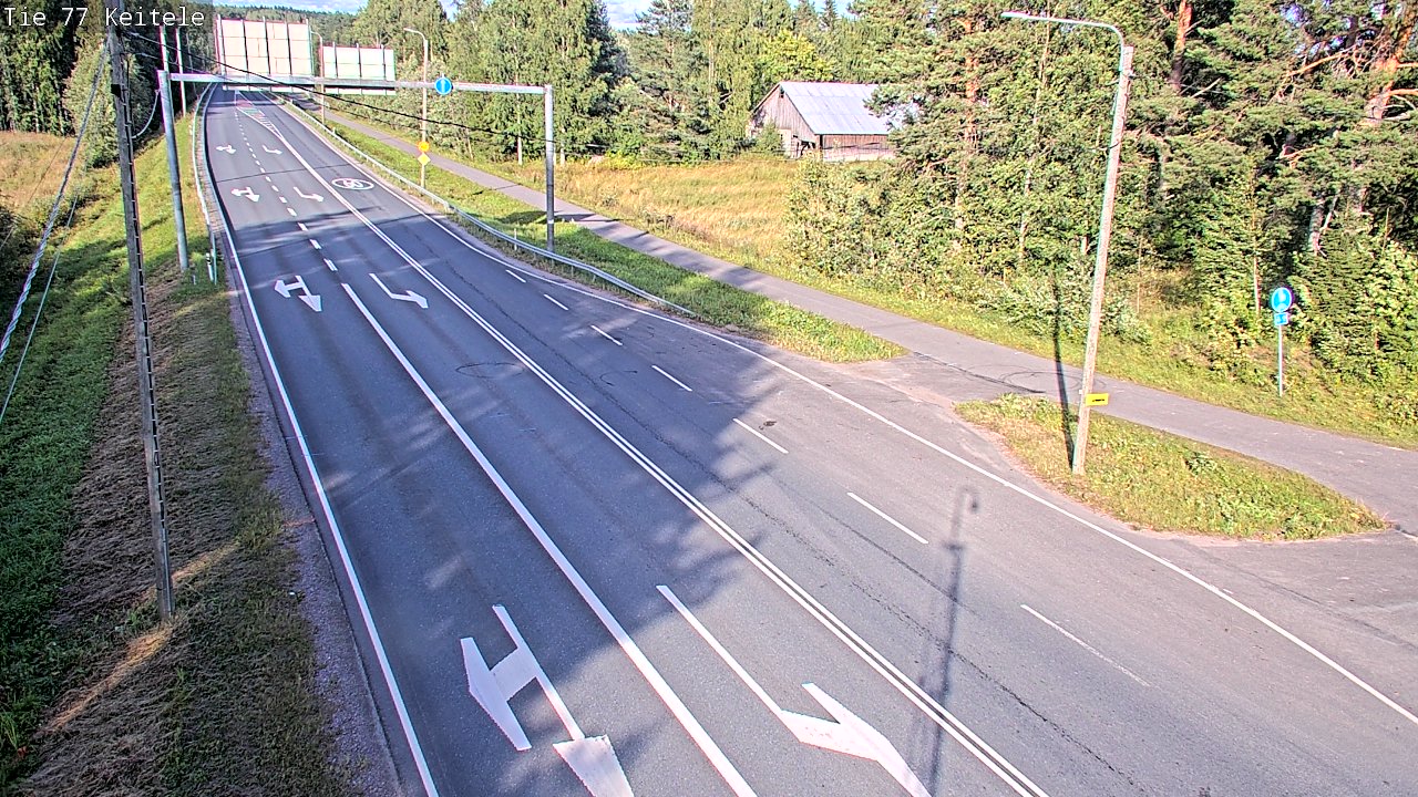Weather Camera Image Road 77 Keitele, Keitele, Pohjois-Savo