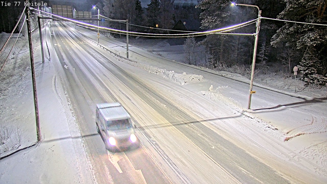 Weather Camera Image Väg 77 Keitele, Keitele, Pohjois-Savo