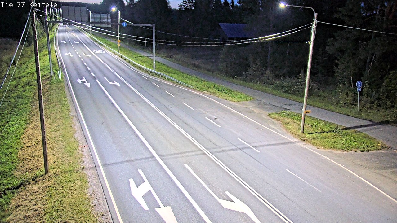Weather Camera Image Road 77 Keitele, Keitele, Pohjois-Savo