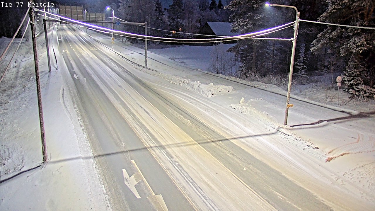 Weather Camera Image Väg 77 Keitele, Keitele, Pohjois-Savo