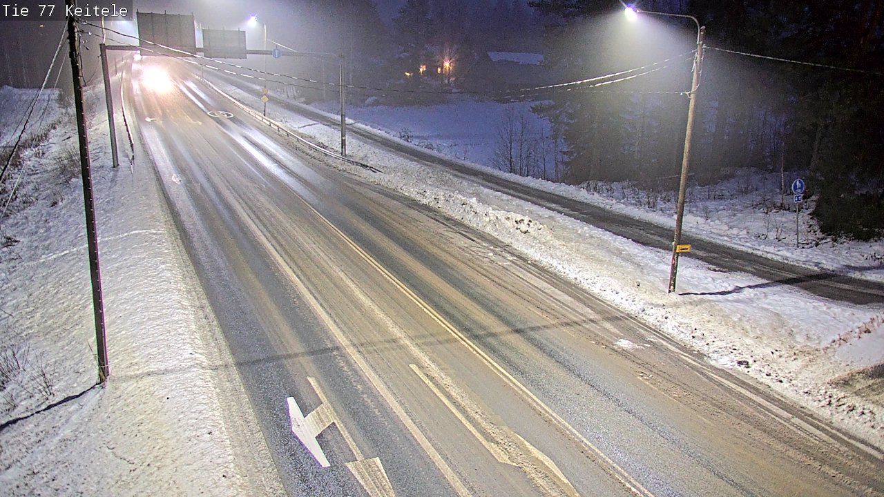 Weather Camera Image Väg 77 Keitele, Keitele, Pohjois-Savo