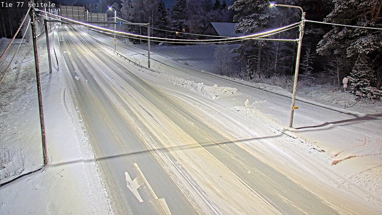 Weather Camera Image Road 77 Keitele, Keitele, Pohjois-Savo