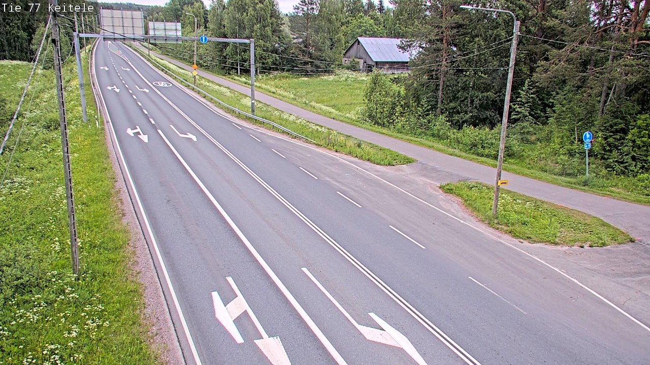 Kelikamerat Kuva Tie 77 Keitele, Keitele, Pohjois-Savo