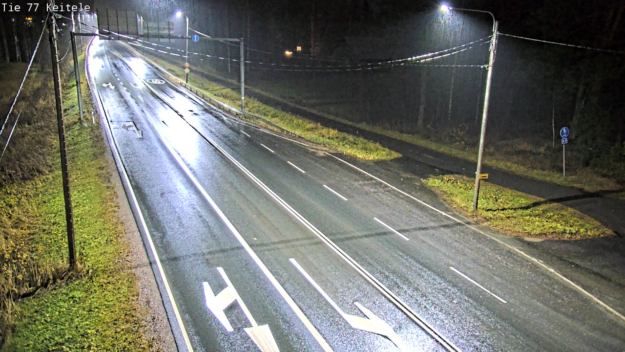 Weather Camera Image Väg 77 Keitele, Keitele, Pohjois-Savo
