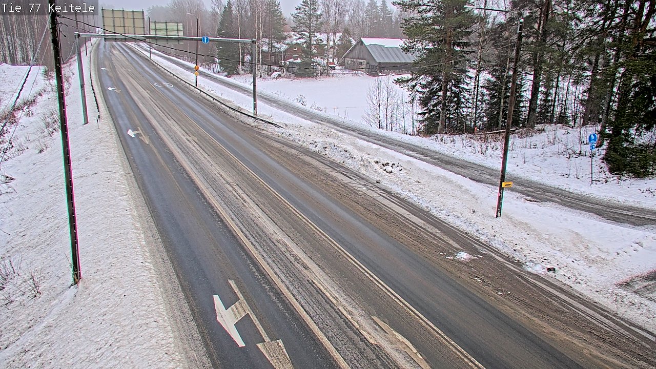 Weather Camera Image Väg 77 Keitele, Keitele, Pohjois-Savo