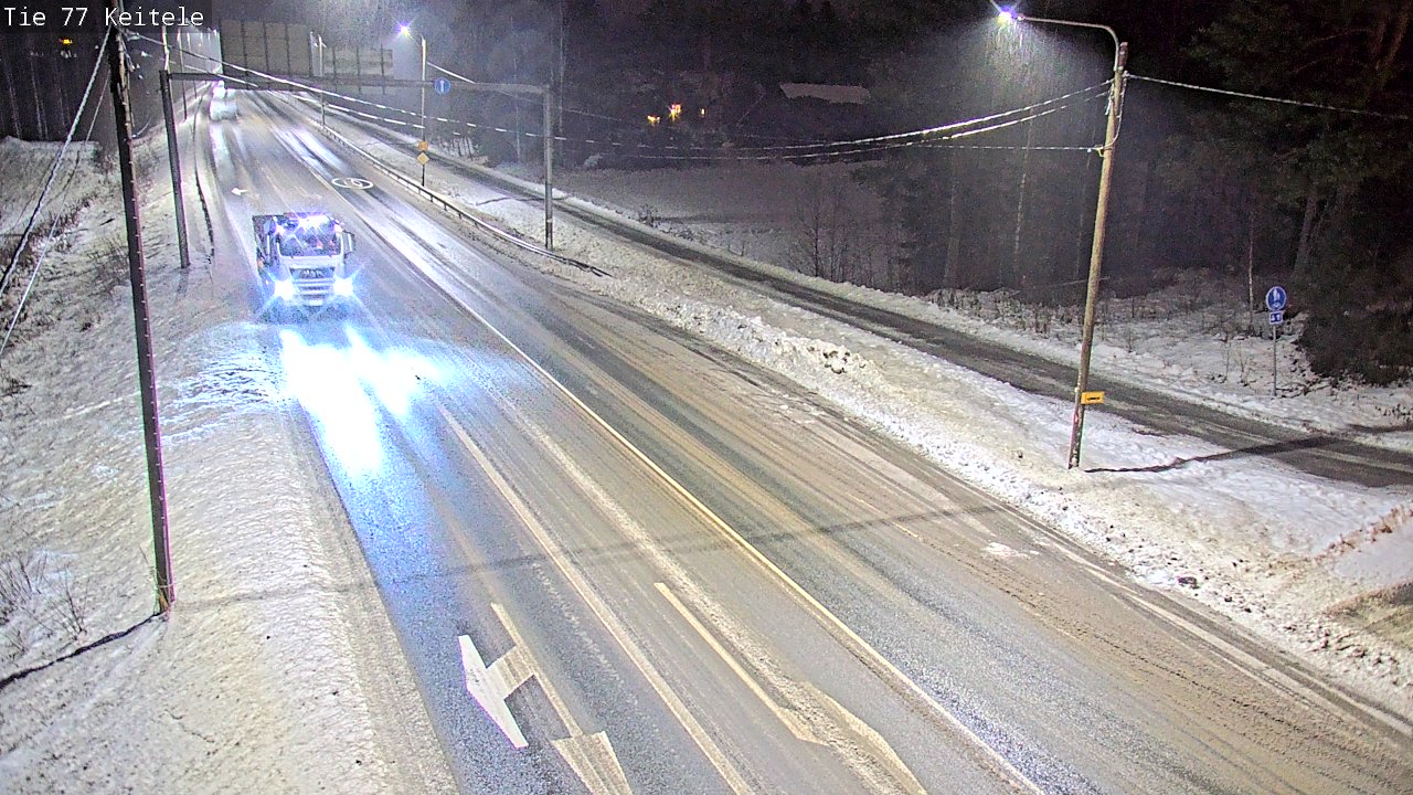 Weather Camera Image Väg 77 Keitele, Keitele, Pohjois-Savo