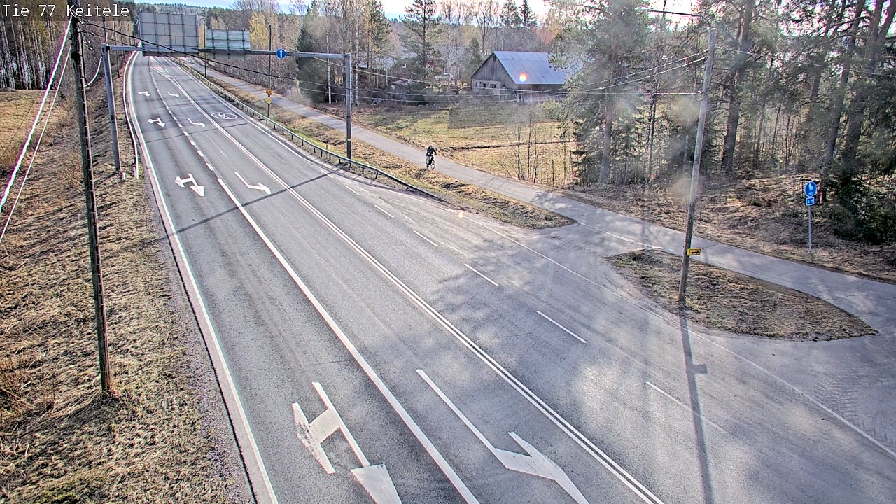 Weather Camera Image Road 77 Keitele, Keitele, Pohjois-Savo