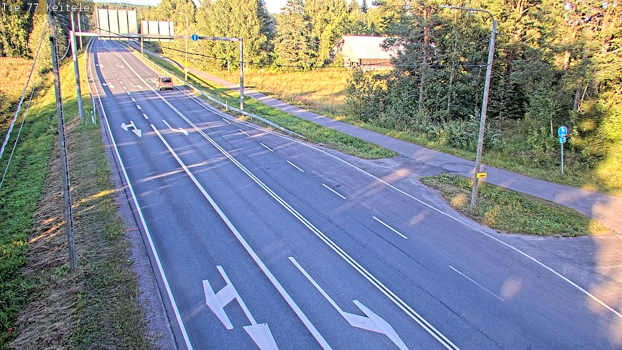 Weather Camera Image Road 77 Keitele, Keitele, Pohjois-Savo