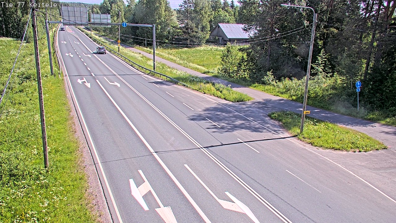 Kelikamerat Kuva Tie 77 Keitele, Keitele, Pohjois-Savo