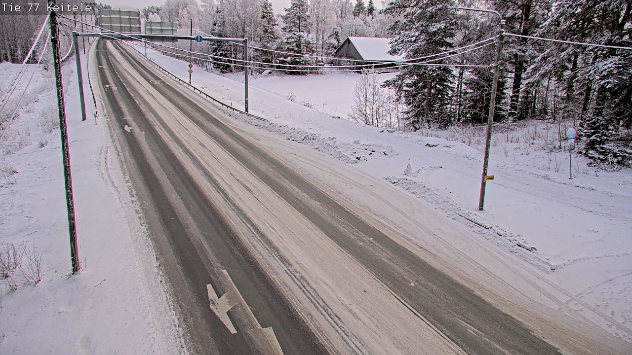 Weather Camera Image Väg 77 Keitele, Keitele, Pohjois-Savo