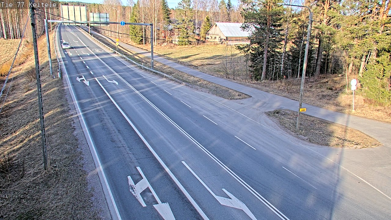Weather Camera Image Väg 77 Keitele, Keitele, Pohjois-Savo