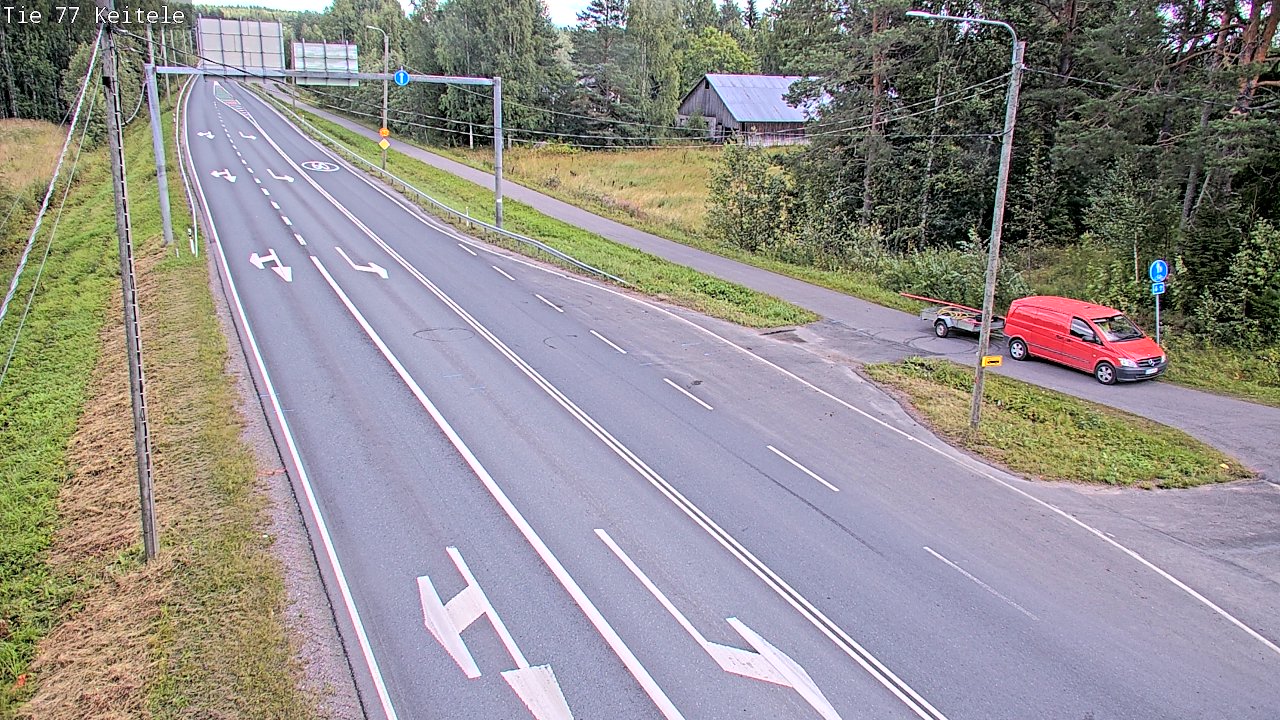 Weather Camera Image Road 77 Keitele, Keitele, Pohjois-Savo