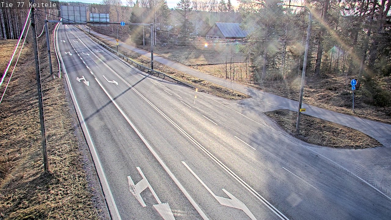 Weather Camera Image Väg 77 Keitele, Keitele, Pohjois-Savo