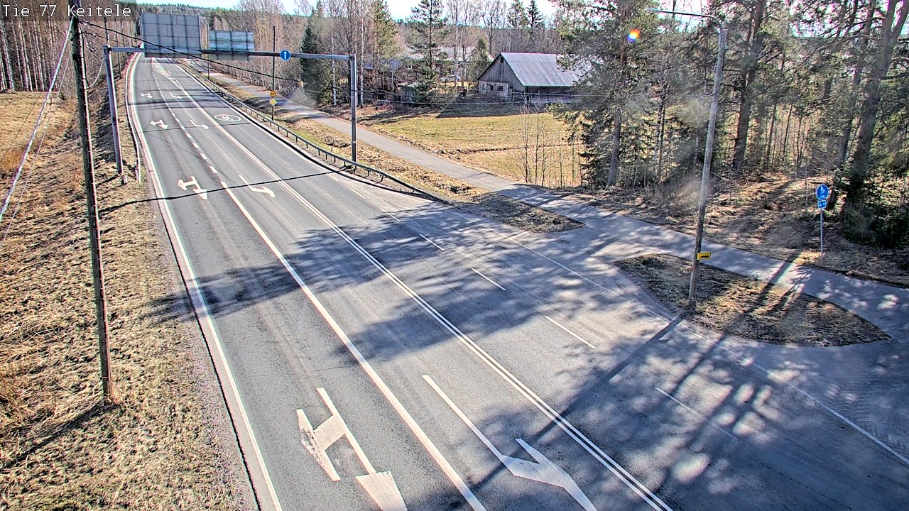 Weather Camera Image Väg 77 Keitele, Keitele, Pohjois-Savo