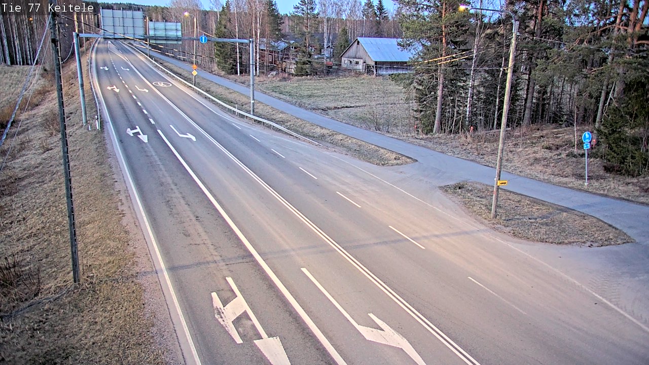 Weather Camera Image Väg 77 Keitele, Keitele, Pohjois-Savo