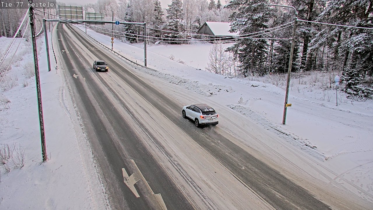 Weather Camera Image Väg 77 Keitele, Keitele, Pohjois-Savo