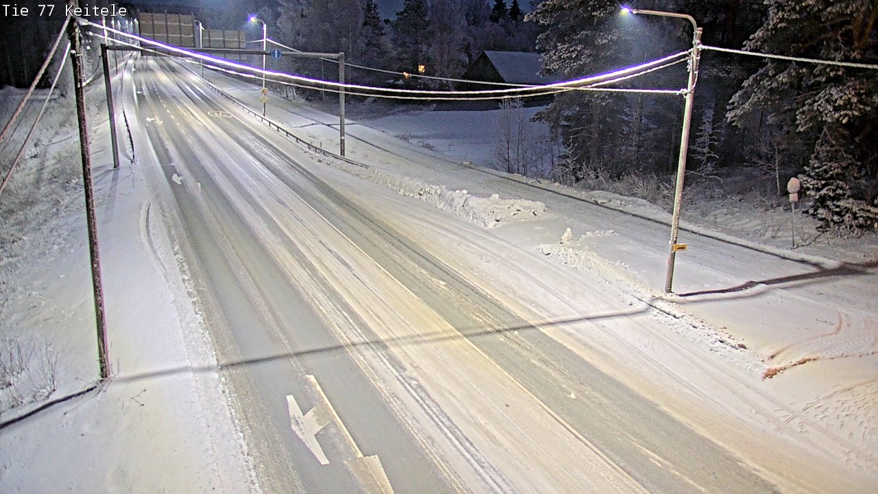 Weather Camera Image Väg 77 Keitele, Keitele, Pohjois-Savo