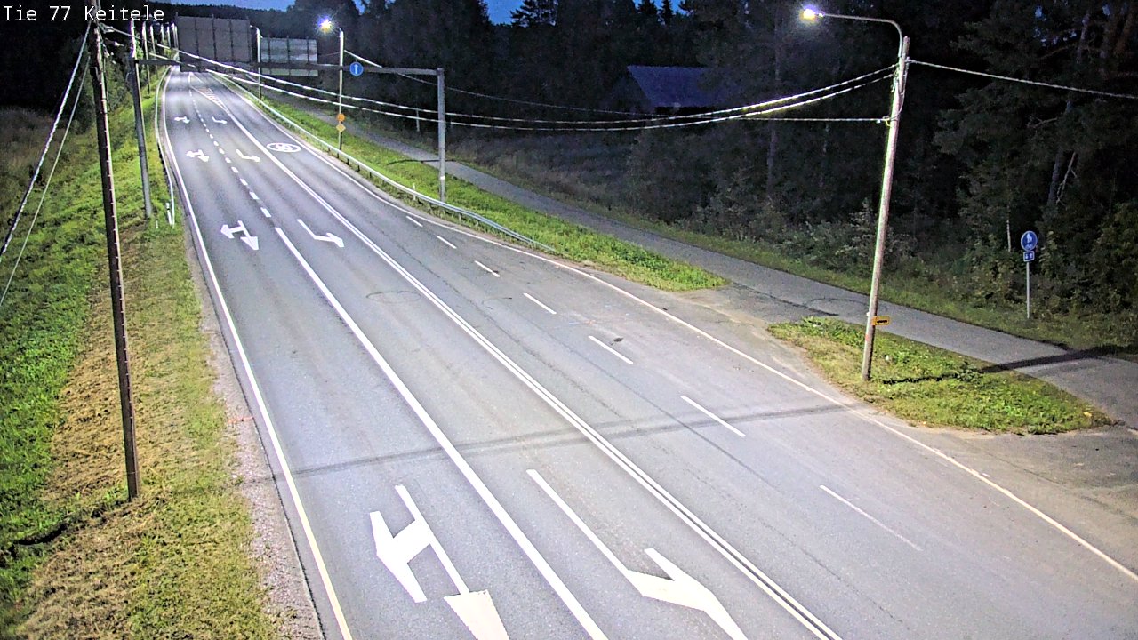 Weather Camera Image Road 77 Keitele, Keitele, Pohjois-Savo